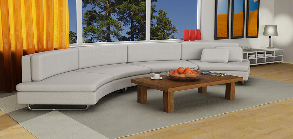 white sofa